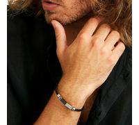 Bracelet en cuir stylé pour homme Moody SQH58