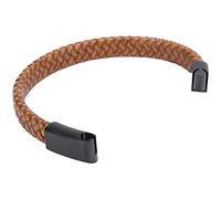 Bracelet en Cuir tressé, Fermoir Magnétique, Mieux ajusté pour les hommes. Grande Idée Mode Rétro, Usure confortable. Facile à Mettre et à décoller. Utilisation, Fête et Célébration Largement, #113