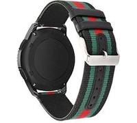Bracelet en cuir véritable 22mm noir pour votre Huawei Watch GT/Honor Watch Magic G