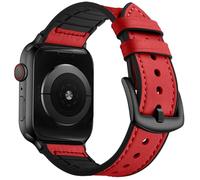 Bracelet en cuir véritable Apple Watch Series 1-9 / SE 38/40/41 mm / Series 10 42 mm Rouge imoshion