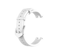 Bracelet en cuir véritable for montre de sport for Garmin Lily for femme(White)