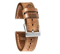 Bracelet en cuir véritable marron doux fait main en cuir de cheval 18 mm, 20 mm, 22 mm, L, Acétate, Pas de pierre précieuse