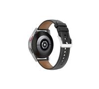 Bracelet Cuir Pour Galaxy Watch 4 Watch 3 41mm Huawei Watch Gt 3 Gt 2 42mm Noir