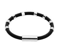 Bracelet en cuir Watch 38 - Étanche - En silicone antistatique - Avec 8 boucles - Élimine les anions corporelles statiques - Dragonne - Pour le jogging, l'hiver, la croix - Pour homme, taille unique