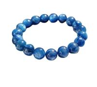 Bracelet en cyanite, cristal bleu, à la mode, peinture l'huile, ancienne Mine, perle ronde kyanite
