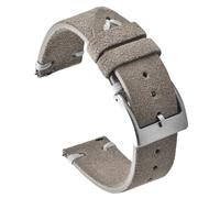 Bracelet en daim fait à la main - Libération rapide 20/22 mm pour marques de montres haut de gamme, 20mm, Acétate, Pas de pierre précieuse