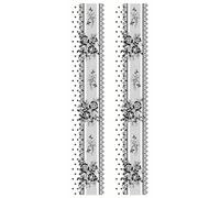 Bracelet En Dentelle Noire Sexy, Tatouage Temporaire, Anneau De Jambe, Autocollant De Tatouage Arrière, 5 Pièces