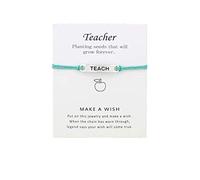 Bracelet en forme de carte pour enseignant, boucles d'oreilles mignonnes à tige, taille unique, Métal, Pas de gemme