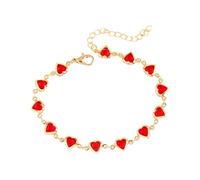 Bracelet en forme de cœur coloré pour femme - Montre numérique pour homme, taille unique, Métal, Pas de gemme