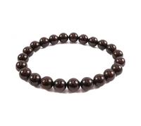 Bracelet en Grenat Rouge du Brésil AAA - boules 8mm - Femme