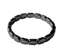 Bracelet en hématite énergétique | Bracelet masculin élégant, bijou masculin de poignet pour mari, père, voyage quotidien, sport, collectionneurs amateurs de bien-être