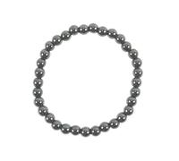 Bracelet en Hématite - Femme - Boules 6mm Noir - Harmonisation des chakras