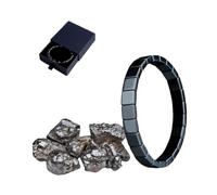 Bracelet en hématite pour homme, restaure la confiance et le bord, inspiré des généraux romains et des guerriers vikings, le port quotidien relie le champ d'énergie pour stimuler naturellement le
