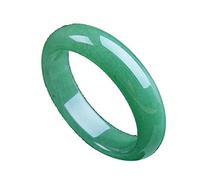 Bracelet en Jade, Énergie De Guérison, Coupe À La Main, Bracelets en Pierre De Jade Vert pour Femmes, Amulette Porte-Bonheur,62-64mm