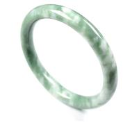 Bracelet en Jade Vert Naturel pour Femmes, Bague Ronde en Jadeite Authentique 26541, taille unique, Agate