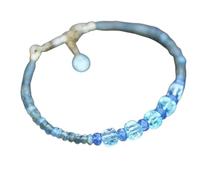Bracelet en labradorite, tanzanite et topaze bleue, perles facettées de 3 à 5 mm, forme ronde ou carrée, fermoir plaqué argent réglable de 17,8 cm, pour hommes et femmes | LK_STACK_08058