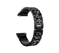 Bracelet en métal adapté for Amazfit GTS 4 Mini montre bracelet en diamant for Amazfit GTS 3 2 bracelet de montre for Amazfit Bip 3 Pro Bracelets(Black,For Amazfit GTS 3)