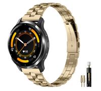 Bracelet en métal de 22 mm pour Garmin Venu 4 45 mm/3 45 mm/Venu 2/Forerunner 265/255/Amazfit Helio/Bip 6/Bip 5/Amazfit Balance 2/Huawei Watch GT 6 Pro 46 mm/Xiaomi Redmi Watch 5 Active/5 Lite