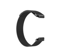 Bracelet en métal et acier inoxydable, adapté à for Garmin Forerunner 235/220/230/620/630/735XT/approche S20 S5 S6(Style 1 Black,L)