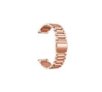 Bracelet en métal Pour Huawei Fit mini, en acier inoxydable, à dégagement rapide, ceinture réglable(Color:Rose Gold)