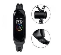 Bracelet en métal pour Xiaomi Mi Band 6 / 5 / 4 / 3 noir