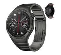 Bracelet en métal sans écart adapté à la montre intelligente for Huawei Watch GT4 46 mm Bracelet remplaçable original adapté au bracelet en acier for Huawei Watch GT 4 46 mm(Black)