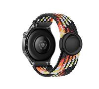 Bracelet en nylon 18/20/22mm Pour Samsung Watch 7 6 5 4, Pour Huawei Watch GT4 5 41mm 46mm GT5 Pro 42mm Accessoires(Z black rainbow,20mm)