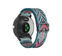 Bracelet en nylon 20 mm 22 mm adapté à la montre for Garmin Vivoactive 3 4 Band for Venu 2 SQ/Forerunner 645 Bracelet élastique adapté à for Fenix 6 5 Pro(Green Arrow,22mm)