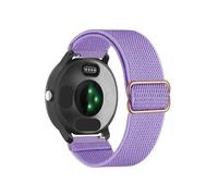 Bracelet en nylon 20 mm 22 mm adapté à la montre for Garmin Vivoactive 3 4 Band for Venu 2 SQ/Forerunner 645 Bracelet élastique adapté à for Fenix 6 5 Pro(Lilac,22mm)