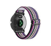 Bracelet en nylon 20 mm 22 mm adapté à la montre for Garmin Vivoactive 3 4 Band for Venu 2 SQ/Forerunner 645 Bracelet élastique adapté à for Fenix 6 5 Pro(Bohemia strip,20mm)