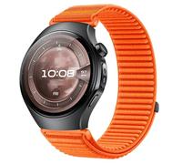 Bracelet en nylon 22 mm/20 mm pour Huawei Watch 5/4/3 GT5-4-3-2 46 mm, bracelet pour Amazfit Active 2/Balance 2/Bip 6/5, orange, 22 mm