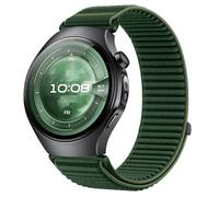Bracelet en nylon 22 mm/20 mm pour Huawei Watch 5/4/3 GT5/4/3/2/46 mm, compatible avec Amazfit Active 2/Balance 2/Bip 6/5, vert sapin, 18 mm