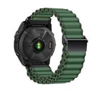 Bracelet en nylon à dégagement rapide Ocean 26mm, 22mm, 20mm, Pour Garmin Fenix E 8, 7, 47, 51mm, 5, 5xplus, 6XPro, 7XPro, Tactix7(Green B,26MM)