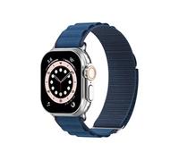 Accezz Bracelet en nylon Alpine pour Apple Watch | 44/45/46/49 mm - Dark Blue