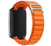 Bracelet en Nylon Compatible with Apple Watch Ultra3/2/1 SE3/2/1 Series11/10/9/8/7/6/5/4/3/2/1 - Bracelet d'extérieur réglable, léger avec fermoir pour 38/40/41/42/44/45/46/49 mm, Orange