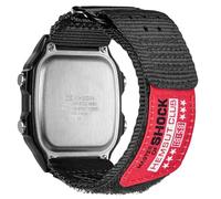 Bracelet en nylon de 18 mm compatible avec Casio G-Shock AE-1200/AE-1000W/1100W/AE-1300, W-735H/W-216H/218H, bracelet sportif respirant à séchage rapide, résistant à l'abrasion et antidérapant