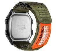Bracelet en nylon de 18 mm compatible avec Casio G-Shock AE-1200/AE-1000W/1100W/AE-1300, W-735H/W-216H/218H, bracelet sportif respirant à séchage rapide, résistant à l'abrasion et antidérapant