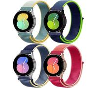 Bracelet en nylon de 20 mm pour Samsung Galaxy Watch 6 5 4 40 mm 44 mm/Galaxy 6/4 Classic 47 mm 43 mm/46 mm 42 mm/Watch 5 Pro 45 mm/3 41 mm/Active 2 homme/femme, bracelet de sport pour Garmin
