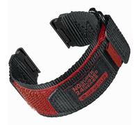 Bracelet en nylon de 22 mm compatible avec Garmin Fēnix 8 Solar/8 AMOLED 47 mm/Fēnix 7/Fēnix 6/Fēnix 5/Forerunner 965/Instinct/MARQ Fermeture Velcro Ultra léger et respirant Bracelet de rechange