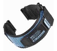 Bracelet en nylon de 22 mm compatible avec Garmin Fēnix 8 Solar/8 AMOLED 47 mm/Fēnix 7/Fēnix 6/Fēnix 5/Forerunner 965/Instinct/MARQ Fermeture Velcro Ultra léger et respirant Bracelet de rechange