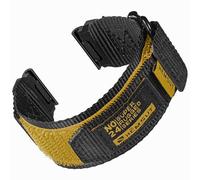 Bracelet en nylon de 22 mm compatible avec Garmin Fēnix 8 Solar/8 AMOLED 47 mm/Fēnix 7/Fēnix 6/Fēnix 5/Forerunner 965/Instinct/MARQ Fermeture Velcro Ultra léger et respirant Bracelet de rechange