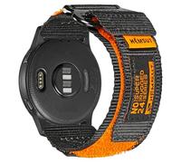 Bracelet en nylon de 22 mm,compatible avec les modèles Amazfit Balance, Vivoactive 4, Carbinox Blaze Round/Blaze S/X-Ranger/Vortex ainsi que les modèles Suunto 9 Peak/9 Peak Pro/5 Peak/Race pour homme