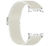 Bracelet en nylon élastique conçu comme un remplacement pour Samsung Watch 8 de 40 mm, 44 mm, offrant confort et résistance à l'usure quotidienne (40 mm Starlight)