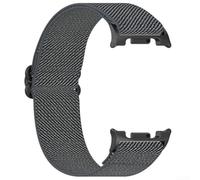 Bracelet en nylon élastique conçu comme un remplacement pour Samsung Watch 8 de 40 mm, 44 mm, offrant confort et résistance à l'usure quotidienne (40 mm gris)