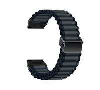 Bracelet en nylon Ocean Loop 20/22/26mm Pour Garmin Fenix 5 5S 6 Plus 7 Pro 7S 7X 8 AMOLED 43 47 51 Enduro 2 3 Band(Black Gray,For Fenix 7X 51mm)
