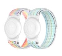 Bracelet en nylon pour enfants compatible avec Apple AirTag, étui de protection pour traqueur GPS Air Tag avec bracelet en nylon, bracelet de montre réglable anti-perte pour tout-petits, enfants et