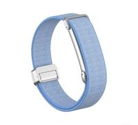 Bracelet en nylon pour Fitbit Versa Lite - Bracelet tissé extensible résistant à la transpiration - Accessoire de montre - Noir et rouge (lavande)