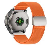 Bracelet en nylon pour Garmin Fenix Watch, bracelet magnétique élastique, 22mm, Nylon, Pas de pierre précieuse