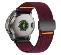 Bracelet en nylon pour Garmin Fenix Watch, bracelet magnétique élastique, 22mm, Nylon, Pas de pierre précieuse