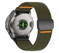 Bracelet en nylon pour Garmin Fenix Watch, bracelet magnétique élastique, 22mm, Nylon, Pas de pierre précieuse